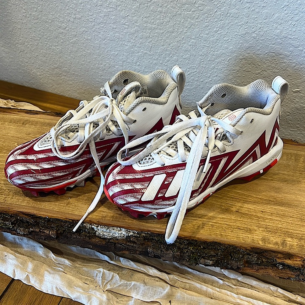 Adidas Freak Spark Kid's Size 13 Football Cleats Red/White